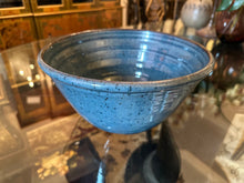 Load image into Gallery viewer, Jugtown Ware Blue Glazed Stoneware Bowl – North Carolina Pottery, 11" Round
