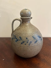 Load image into Gallery viewer, Jugtown Pottery Handcrafted Stoneware Jug with Stopper – Vintage North Carolina Studio Pottery (7” Round x 10” Tall)
