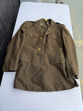 Load image into Gallery viewer, World War II US Army Officer Wool Service Uniform Jacket and Trousers Complete Set
