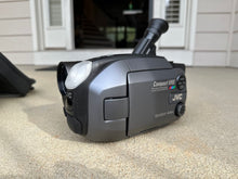 Load image into Gallery viewer, JVC GR-AXM300 Compact VHS Camcorder Bundle – 44x Zoom w/ Ambico Battery, Case &amp; Manual (Untested)
