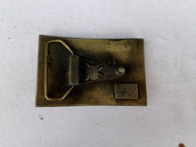 Load image into Gallery viewer, Olympia Beer Solid Brass Belt Buckle Lewis Buckles Chicago
