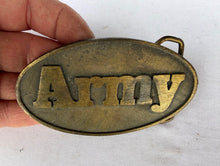 Load image into Gallery viewer, Army Recognition Solid Brass Belt Buckle Army Recruiting Award
