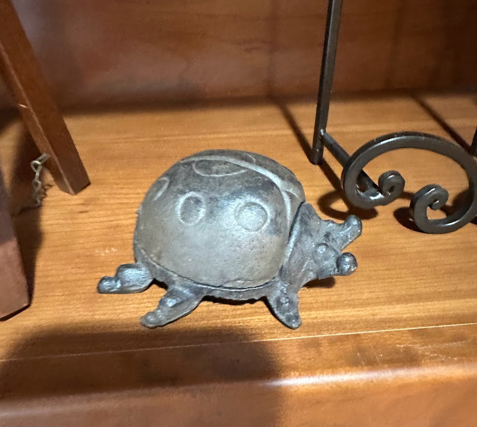 Cast Iron Ladybug Hide a Key - Just Arrived 1/27