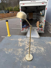 Load image into Gallery viewer, Gold Tone Adjustable Pharmacy Floor Lamp Mid Century Industrial Task Light
