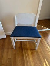 Load image into Gallery viewer, Reah White Bench with Back
