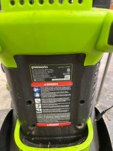 Load image into Gallery viewer, Greenworks 2000 PSI Electric Pressure Washer With Hose Reel Wand Wheeled Untested
