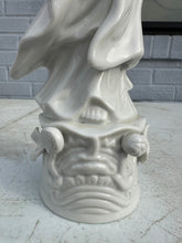 Load image into Gallery viewer, Homco Attributed Kwan Yin Guanyin Mother of Mercy White Porcelain Figurine
