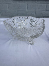 Load image into Gallery viewer, Cut Crystal Covered Candy Dish with Lid Pedestal Feet

