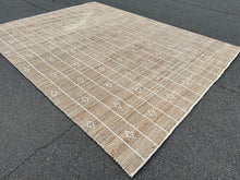 Load image into Gallery viewer, Pottery Barn Nayomi Natural Fiber Rug Handloom Woven Jute Cotton 9 x 12
