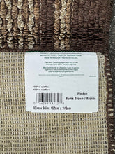 Load image into Gallery viewer, Mohawk Home Waldon Burke Brown Bronze Area Rug 60 x 96
