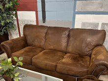 Load image into Gallery viewer, Brown Micro Suede Couch by Lane - Just Arrived 2/21
