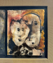 Load image into Gallery viewer, Attributed Gerard Sala Mixed Media Triptych De la semblanca d'homes animals i plantes Framed Artwork
