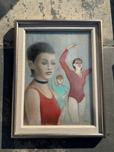 Load image into Gallery viewer, William S. Milton Original Ballet Dancers Figurative Painting Framed Signed Artwork
