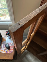Load image into Gallery viewer, Arts &amp; Crafts Solid Oak Glass-Front Cabinet with Mission Influence
