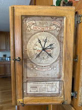 Load image into Gallery viewer, Antique Oak Hoosier Cabinet with Flour Bin, Pull-Out Work Surface &amp; Original Details

