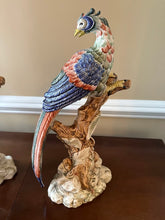 Load image into Gallery viewer, Mottahedeh “Brighton Pavilion Birds” Porcelain Figurines – Colonial Williamsburg, Pair, 1998
