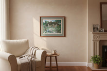 Load image into Gallery viewer, Susan Toller McClure “Clifton Hampden, Abingdon” Limited Edition Print, 1986 – Framed English Cottage Scene
