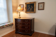 Load image into Gallery viewer, 1.) Hickory Furniture “American Masterpiece” Serpentine Front Oversized Nightstand

