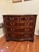 Load image into Gallery viewer, 1.) Hickory Furniture “American Masterpiece” Serpentine Front Oversized Nightstand
