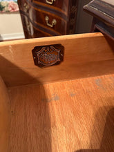 Load image into Gallery viewer, Hickory Furniture “American Masterpiece” Serpentine Front Bachelor’s Chest in Flame Mahogany
