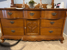 Load image into Gallery viewer, Lexington Furniture “Victorian Sampler” Triple Dresser with Landscape Mirror
