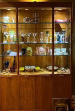 Load image into Gallery viewer, Vintage MCM Drexel Compatibles Illuminated Display Cabinet

