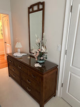 Load image into Gallery viewer, Century Furniture Chin Hua Dresser by Raymond K. Sobota with Mirror and Glass Top
