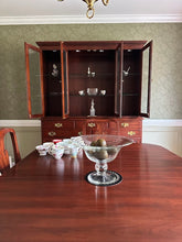 Load image into Gallery viewer, Henkel Harris Solid Wild Black Cherry China Cabinet, 1995
