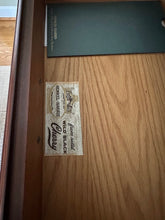 Load image into Gallery viewer, Henkel Harris Solid Wild Black Cherry China Cabinet, 1995
