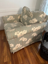 Load image into Gallery viewer, Camden Collection Swivel Arm Chair in Sage Floral Upholstery
