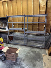 Load image into Gallery viewer, Heavy Duty Industrial Metal Garage Shelving Unit with Wire Shelves
