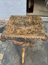 Load image into Gallery viewer, Maitland Smith Grotto Style Bird and Branch Marble Top Accent Table
