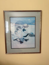 Load image into Gallery viewer, Mary Cassatt “Children Playing on the Beach” Framed Print – 32&quot; x 38&quot;
