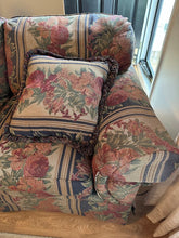 Load image into Gallery viewer, Traditional Floral Upholstered Sofa with Rolled Arms and Skirted Base
