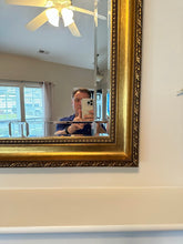 Load image into Gallery viewer, King Gold Framed Beveled Wall Mirror
