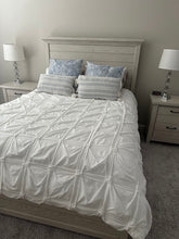Load image into Gallery viewer, Briar Lake Farmhouse Queen Bed in Antique White by Havertys
