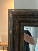 Load image into Gallery viewer, Tall Rubbed Pewter Frame Full-Length Mirror – Statement Dressing Mirror
