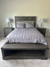 Load image into Gallery viewer, Vickery Creek Upholstered Queen Bed with Foot Storage
