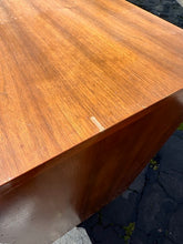 Load image into Gallery viewer, Mid Century Modern Dixie Walnut 5 Drawer Chest on Tapered Legs
