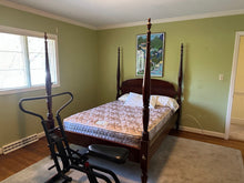 Load image into Gallery viewer, Queen Size Mahogany Four Poster Bed Hepplewhite Style by Craftique
