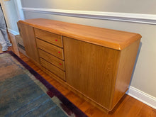 Load image into Gallery viewer, Danish Modern Teak Sideboard Nordic Furniture 72 Inch Credenza
