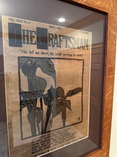 Load image into Gallery viewer, Stickley The Craftsman Lilies Mission Style Art – Quartersawn Oak Frame
