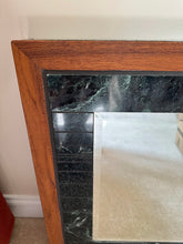 Load image into Gallery viewer, Sue Pirtle 180 Degree Functional Artwork Mirror Wood Marble Frame
