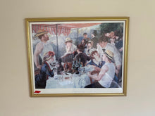 Load image into Gallery viewer, Renoir Luncheon of the Boating Party Framed Art Print Gold Frame Wall Decor
