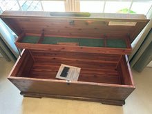 Load image into Gallery viewer, Vintage Lane Hope Chest Cedar Chest Waterfall Walnut Storage Trunk
