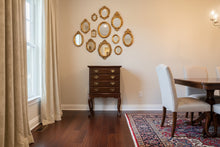 Load image into Gallery viewer, Cherry Queen Anne Silver Chest, 4 Drawer Dining Room Storage Chest

