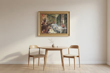 Load image into Gallery viewer, Ivy Inn Framed Wall Art Patio Scene Acrylic Painting Print 32x24
