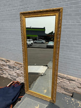 Load image into Gallery viewer, The Baroque Baroness – Ornate Gold Full-Length Mirror (26&quot; x 61&quot;)
