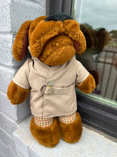 Load image into Gallery viewer, Vintage McGruff the Crime Dog Plush – 1980s Dakin Stuffed Animal in Trench Coat
