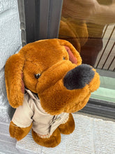 Load image into Gallery viewer, Vintage McGruff the Crime Dog Plush – 1980s Dakin Stuffed Animal in Trench Coat
